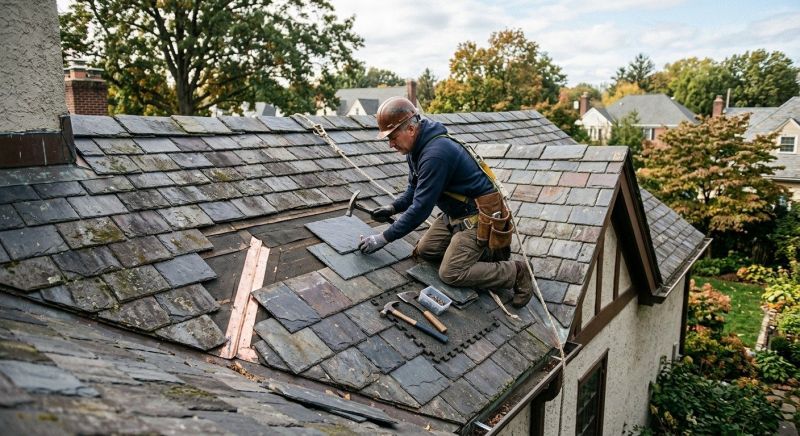 Slate Shingles Repair in Larimer County, CO