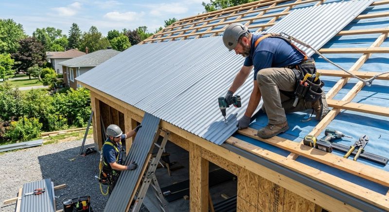 Steel Roof Installation in Larimer County, CO
