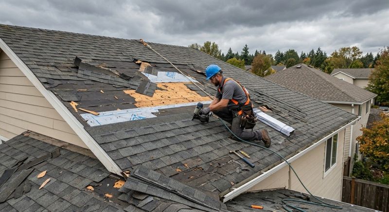 Storm Damage Roof Repair in Nunn, CO