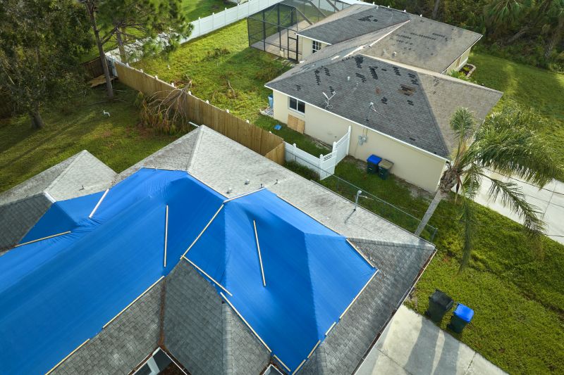 Storm Damage Roof Tarping in Larimer County, CO