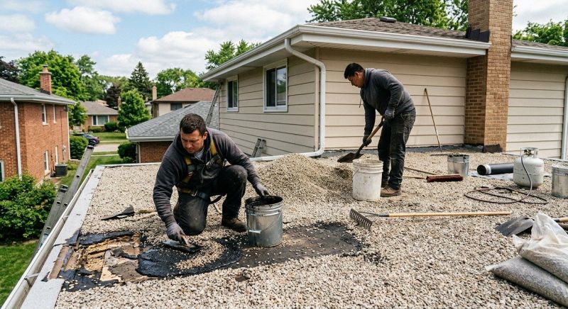 Tar And Gravel Roof Repair in Berthoud, CO