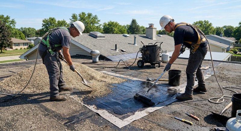Tar And Gravel Roof Repair in Johnstown, CO