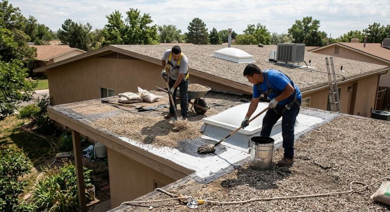 Tar And Gravel Roof Repair in Wellington, CO