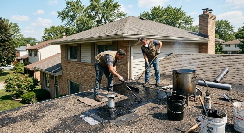 Tar Roof Repair in Evans, CO