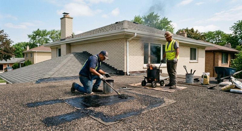 Tar Roof Repair in Evans, CO