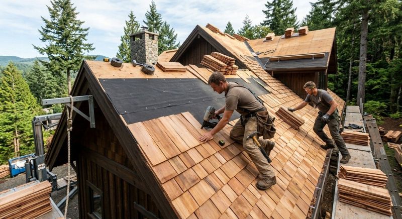 Wood Roofing Installation in Nunn, CO
