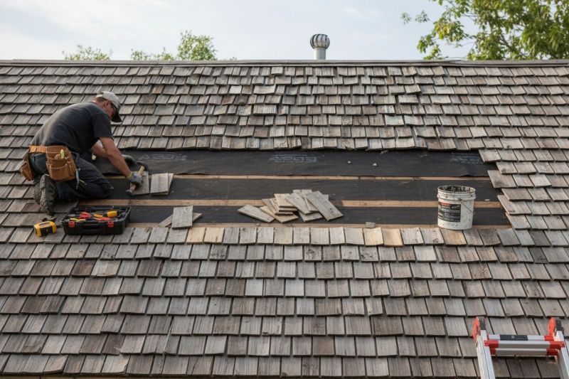 Wood Shake Roof Repair in Berthoud, CO