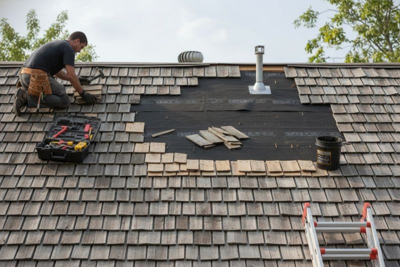 Wood Shake Roof Repair in Johnstown, CO