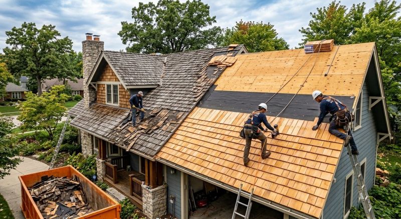Wood Shake Roof Replacement in Nunn, CO