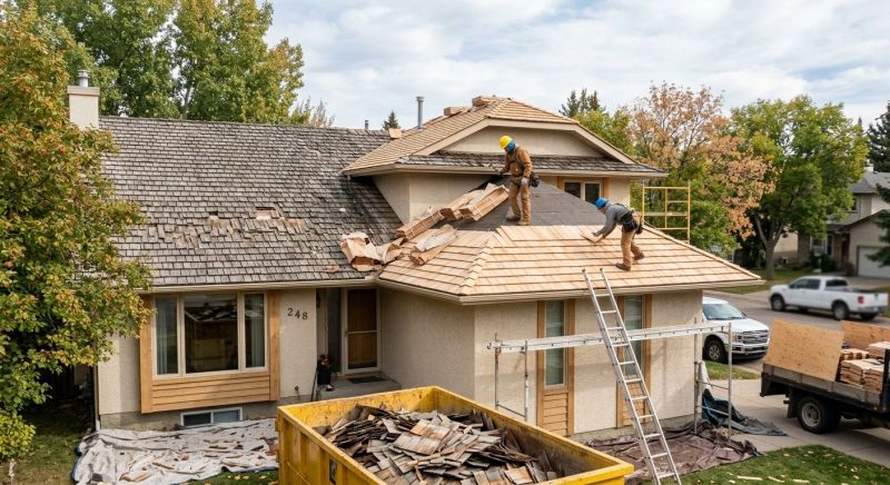 Wood Shake Roof Replacement in Nunn, CO