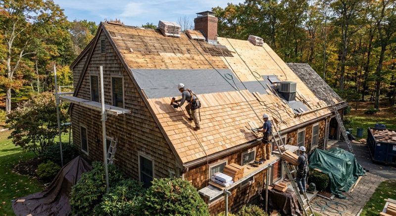 Wood Shingle Roof Replacement in Larimer County, CO