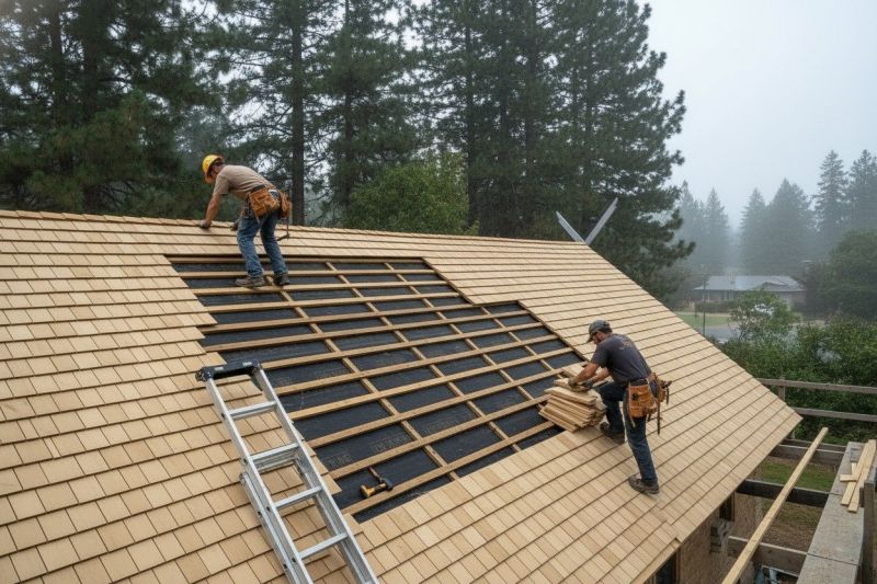 Wood Shingles Repair in Evans, CO
