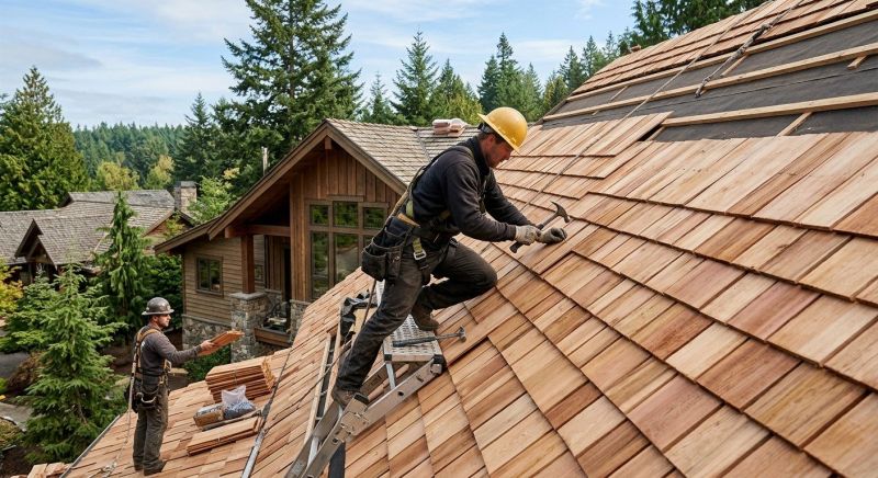 Wooden Roof Installation in Larimer County, CO