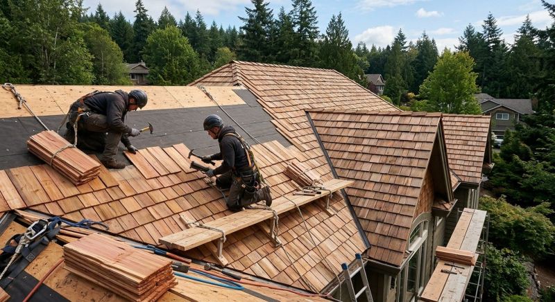 Cedar Roof Installation in Berthoud, CO
