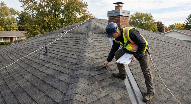 Roof Damage Inspection in Evans, CO