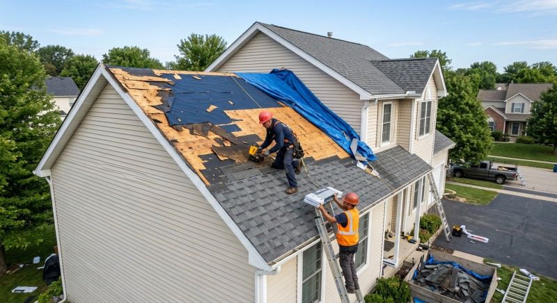 Roof Damage Restoration in Wellington, CO